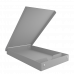 Aluminum Memo Storage Clipboard - Silver